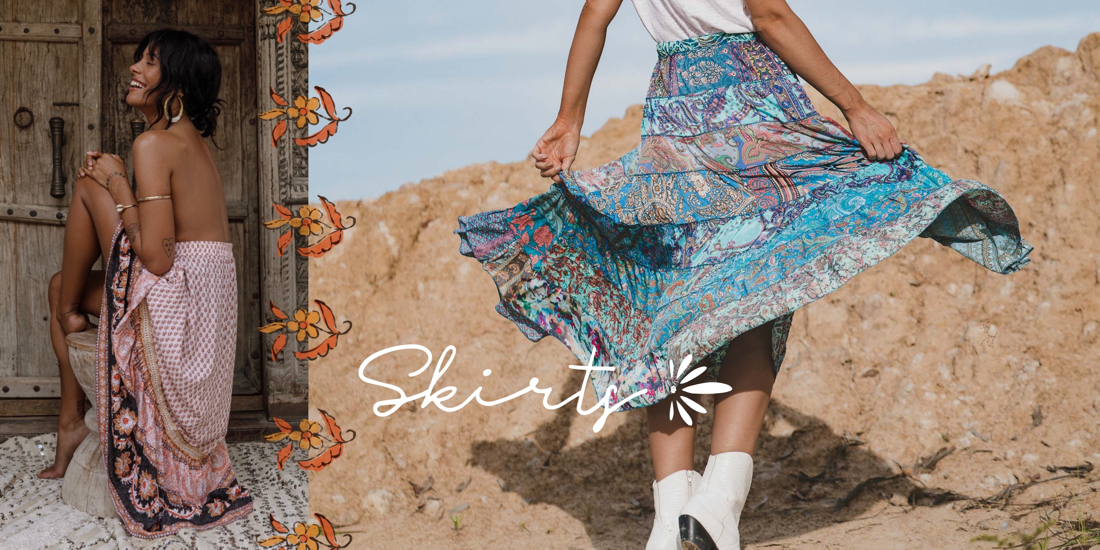 Boho hotsell bella skirt