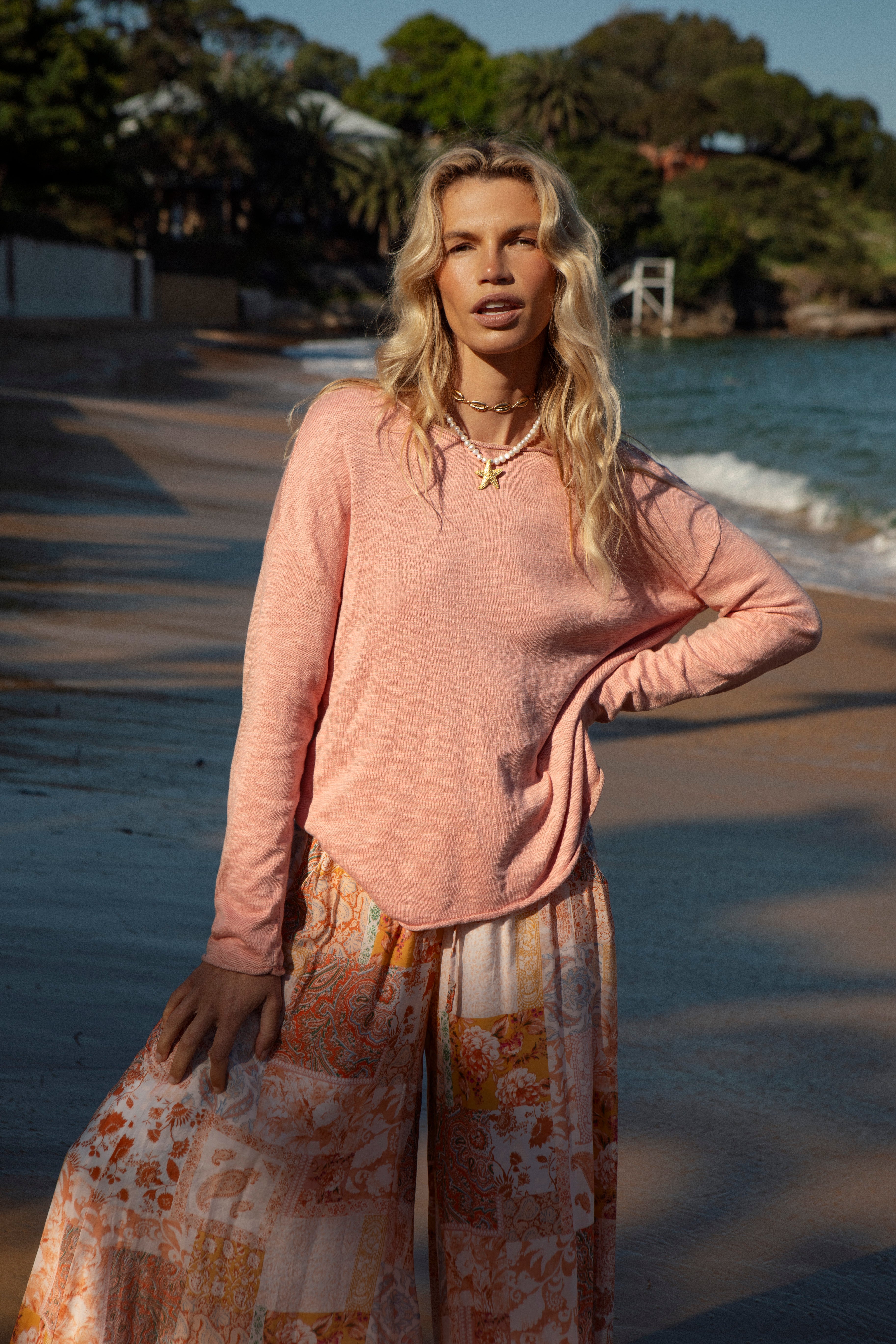 Sienna Top - Salmon