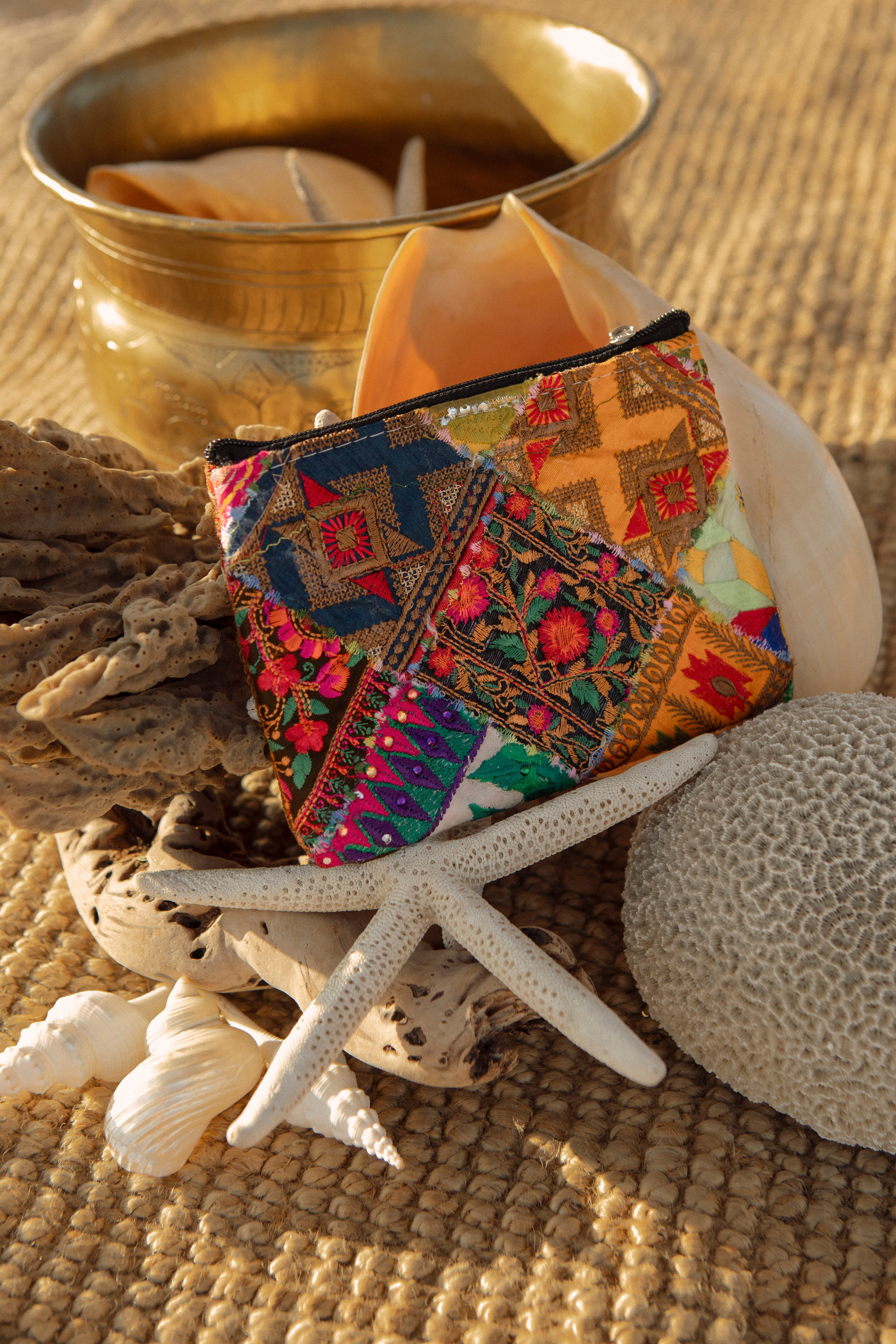 Tapestry Cosmetic Purse - Fiesta