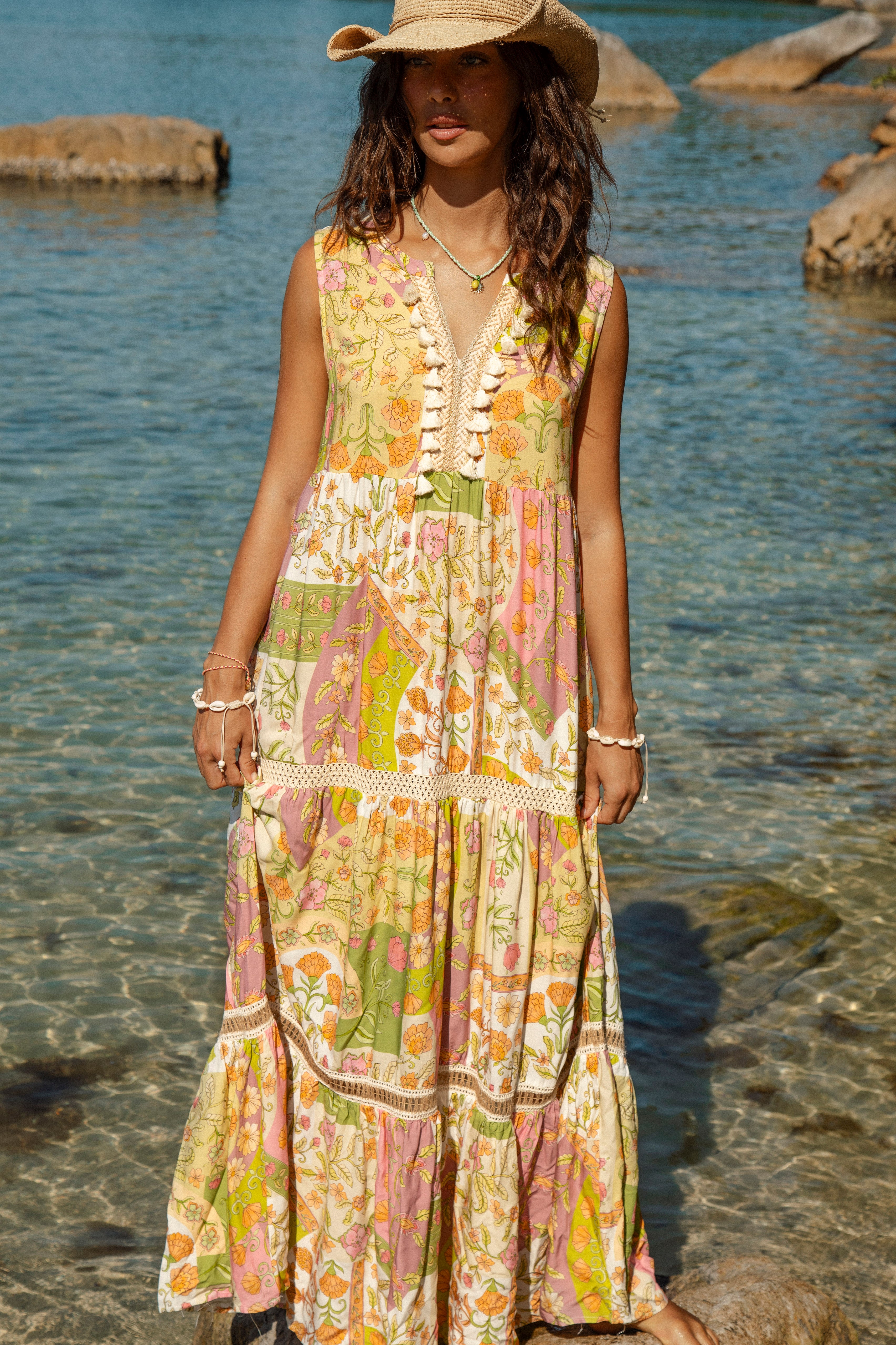 Nina Maxi Dress - Goldie