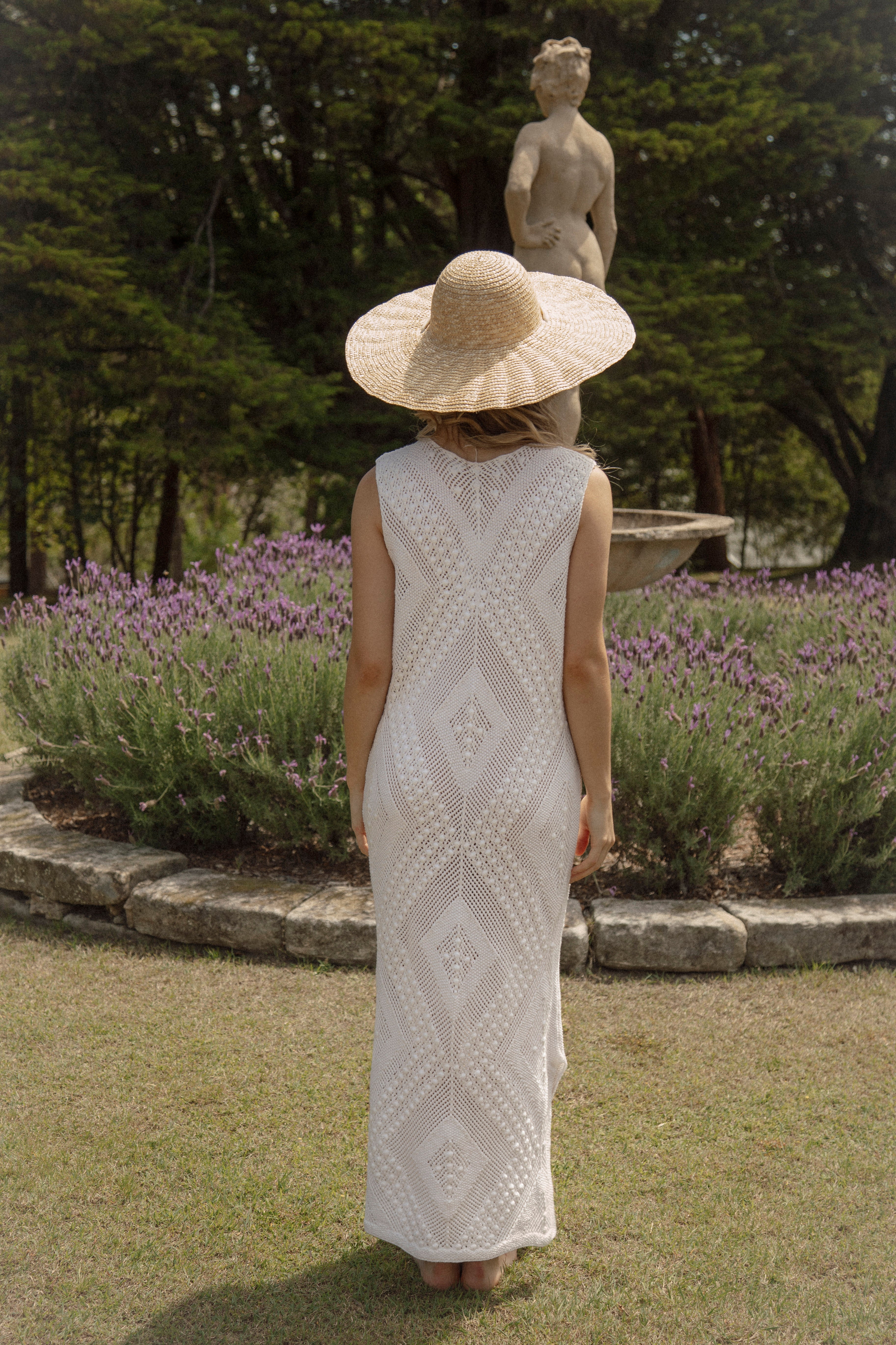 Joplin Crochet Dress - Lotus