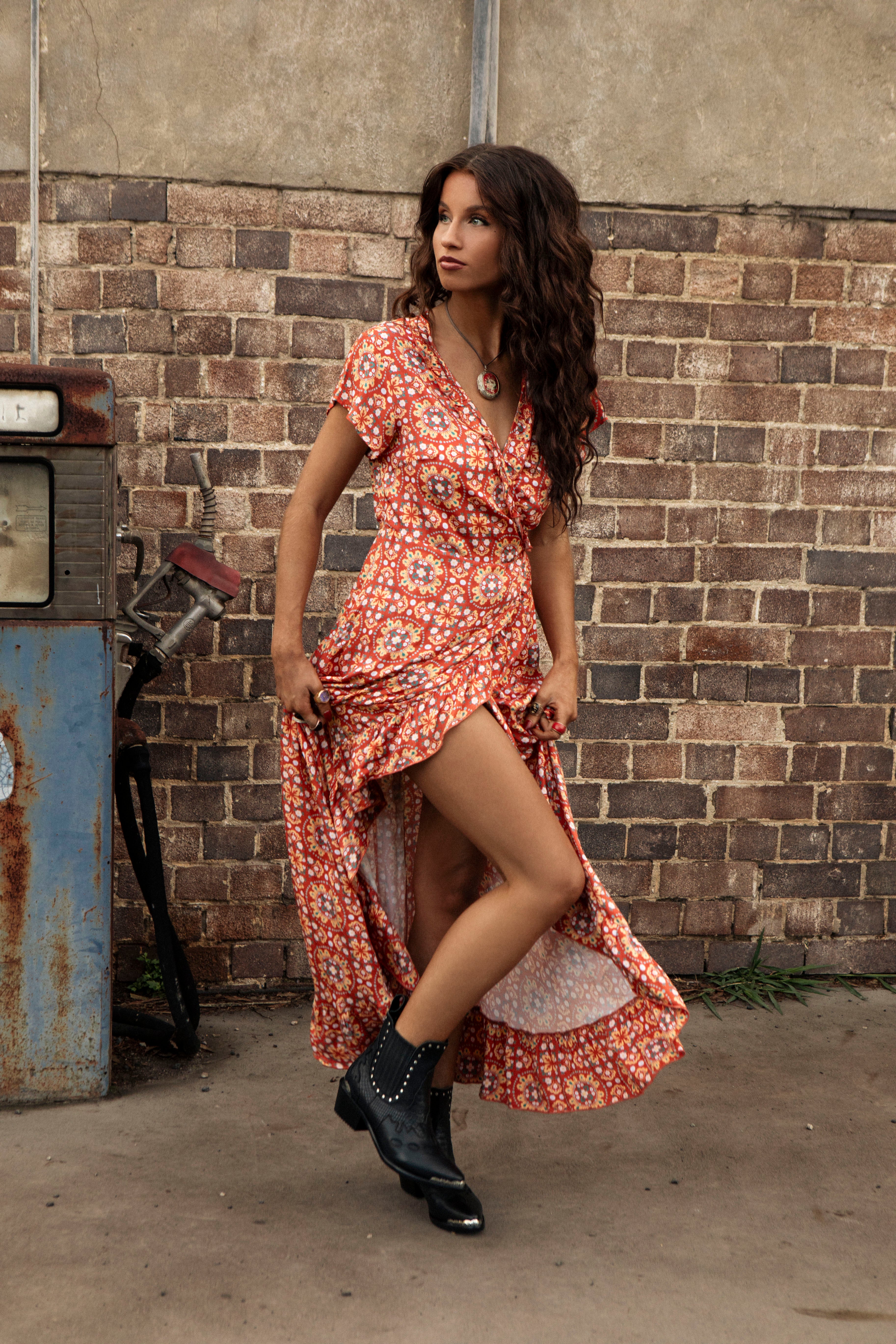 Palm Springs Dress - Medina Spice