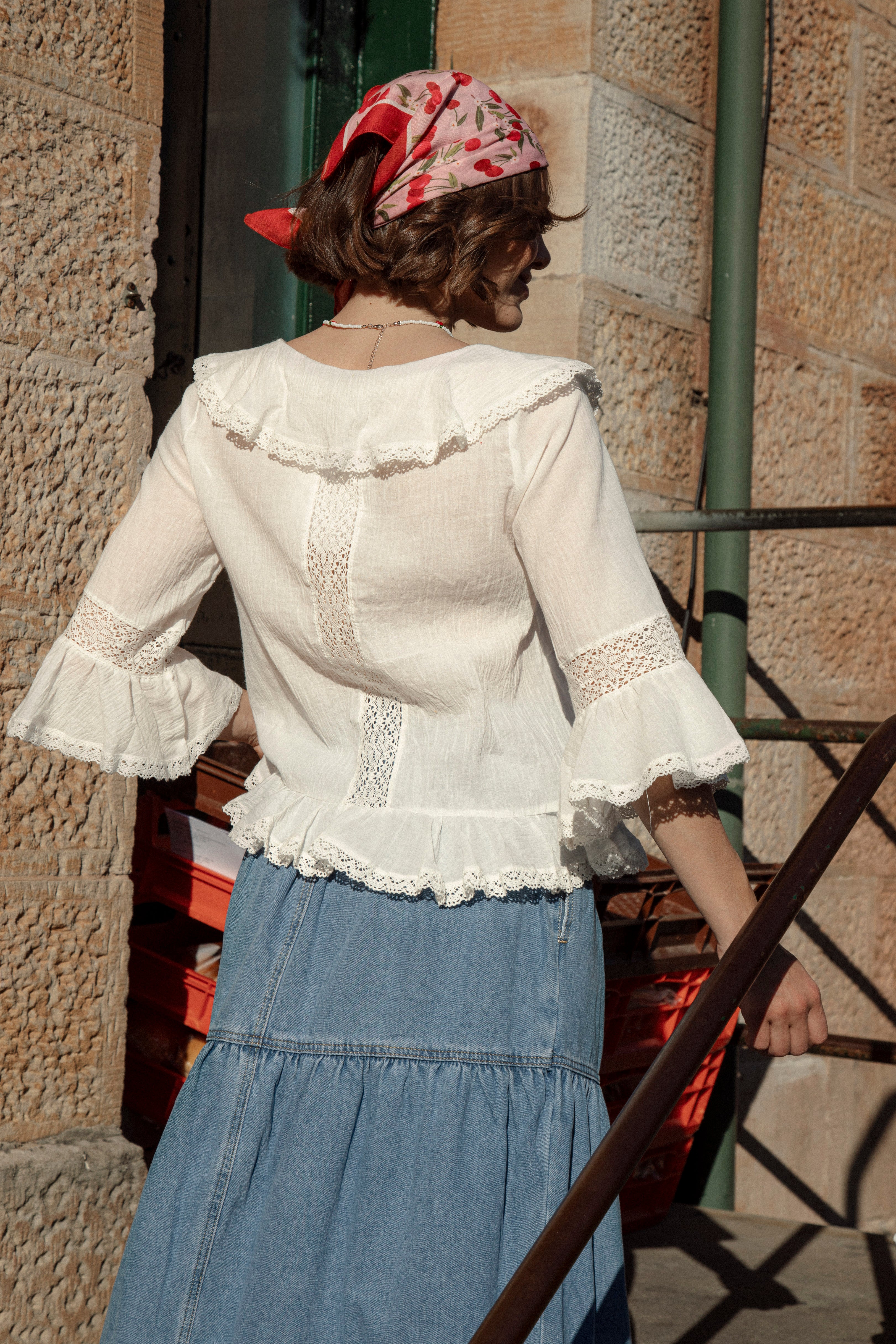 Elena Blouse - Bisque