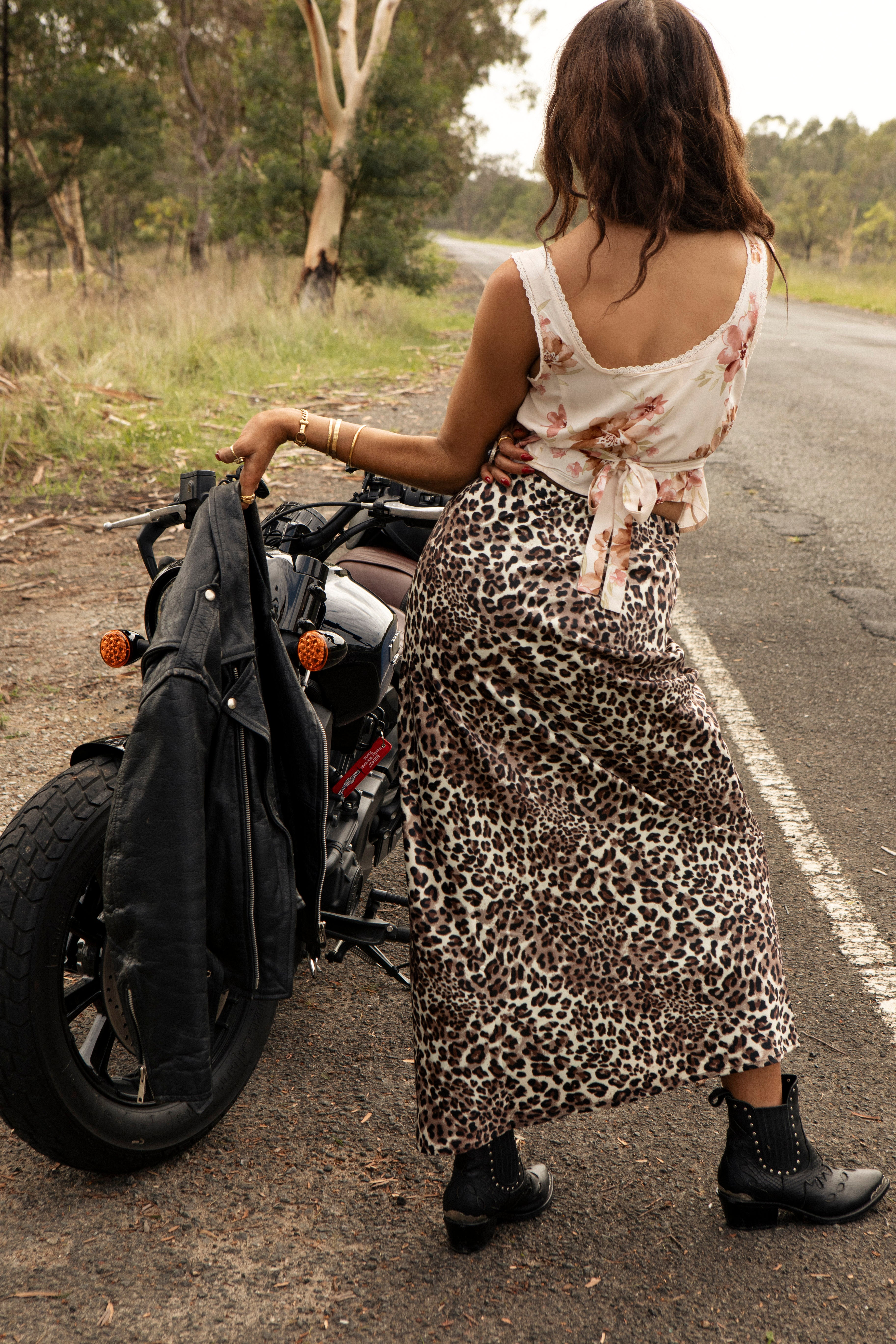 Wild One Slip Skirt - Leopard