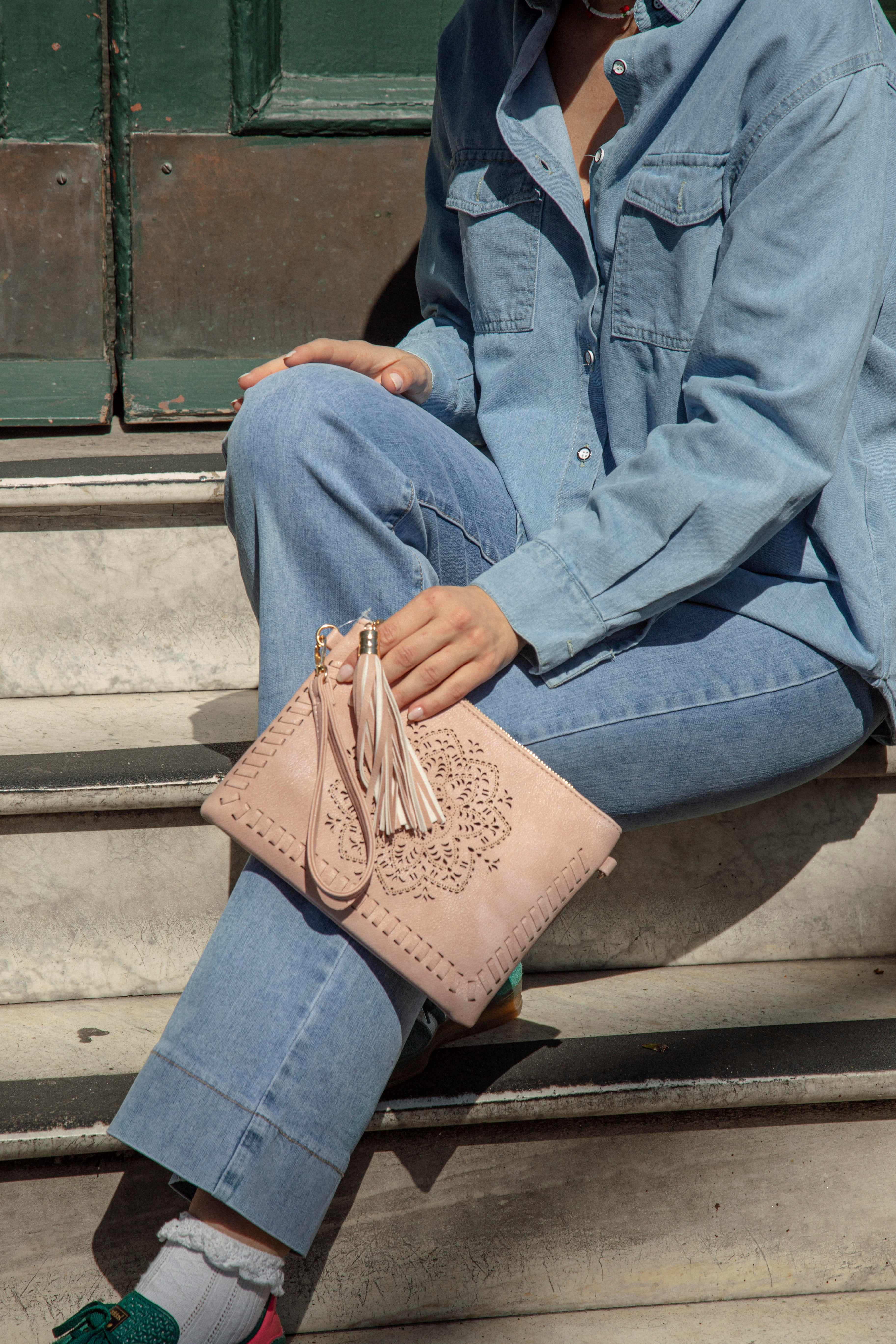 Free Spirit Clutch - Blush