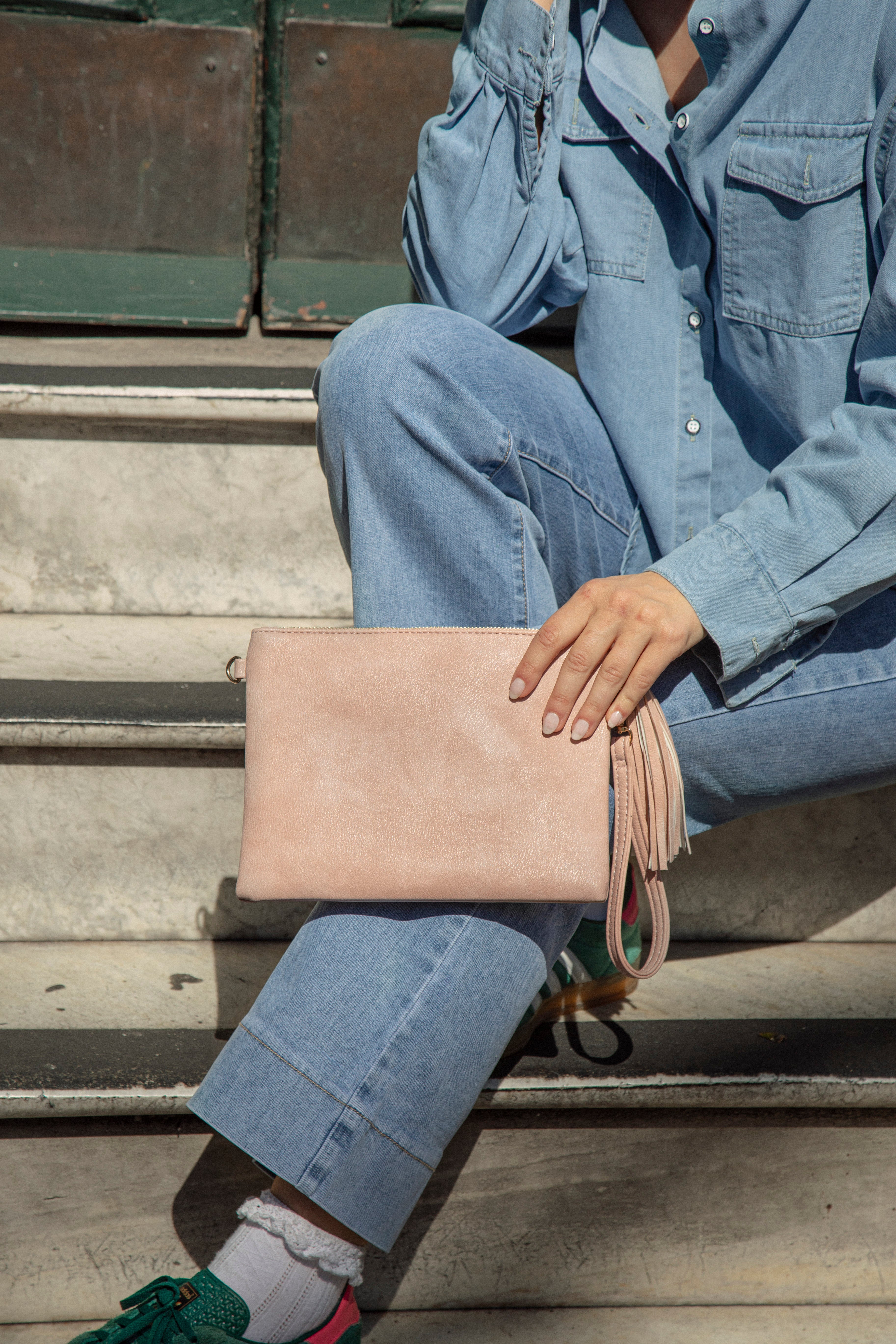 Free Spirit Clutch - Blush