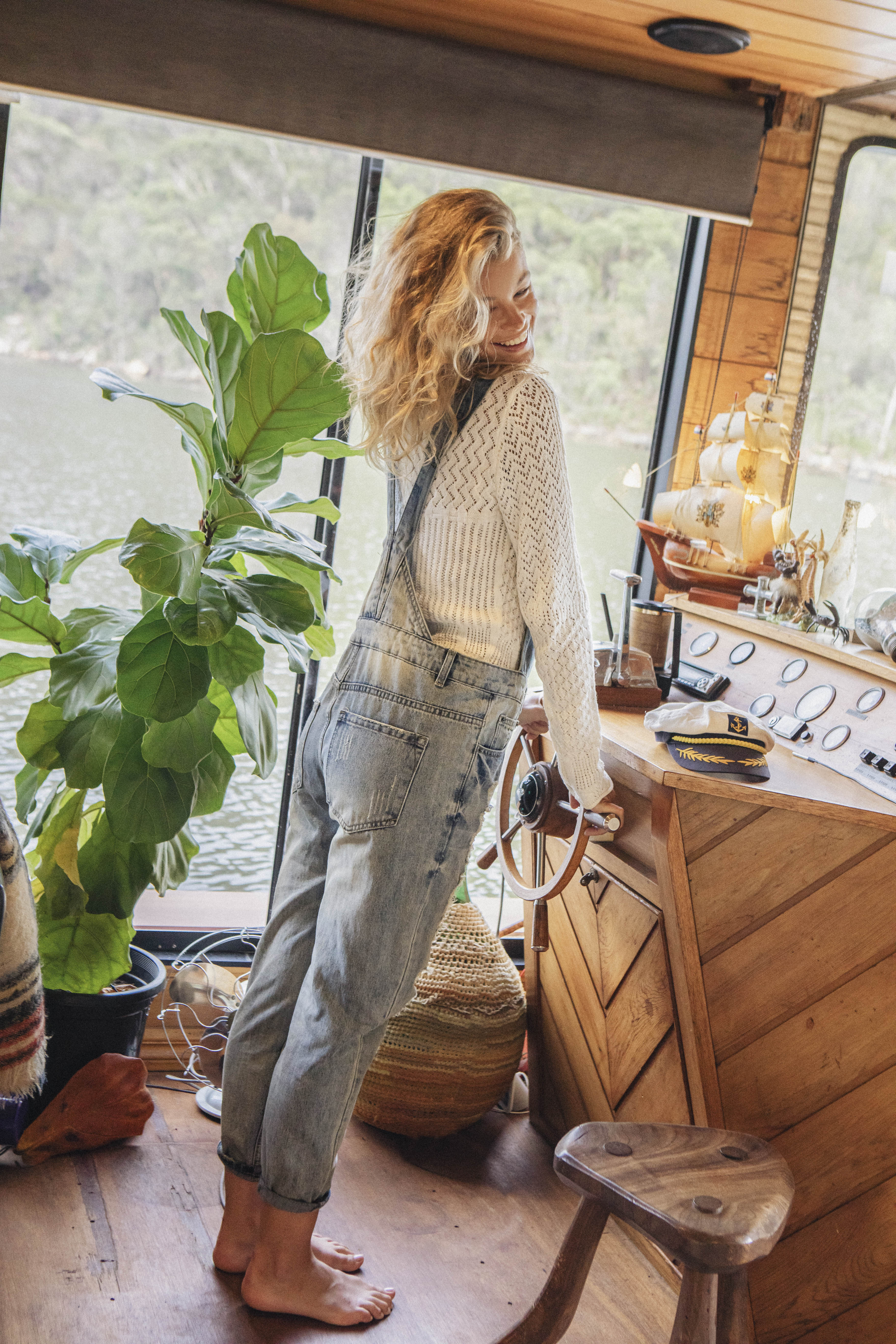 Maddie Overalls - Vintage Denim