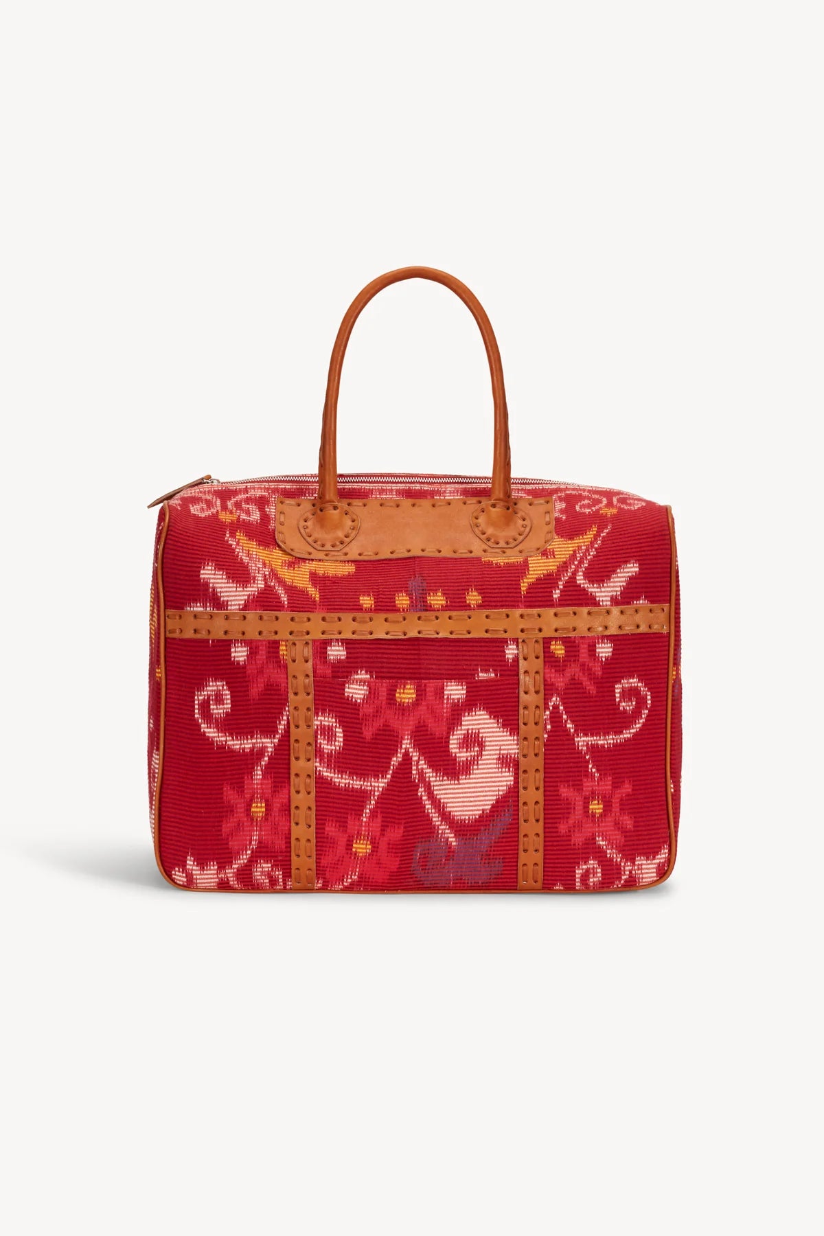 Rhea Overnight Bag Red/Camel