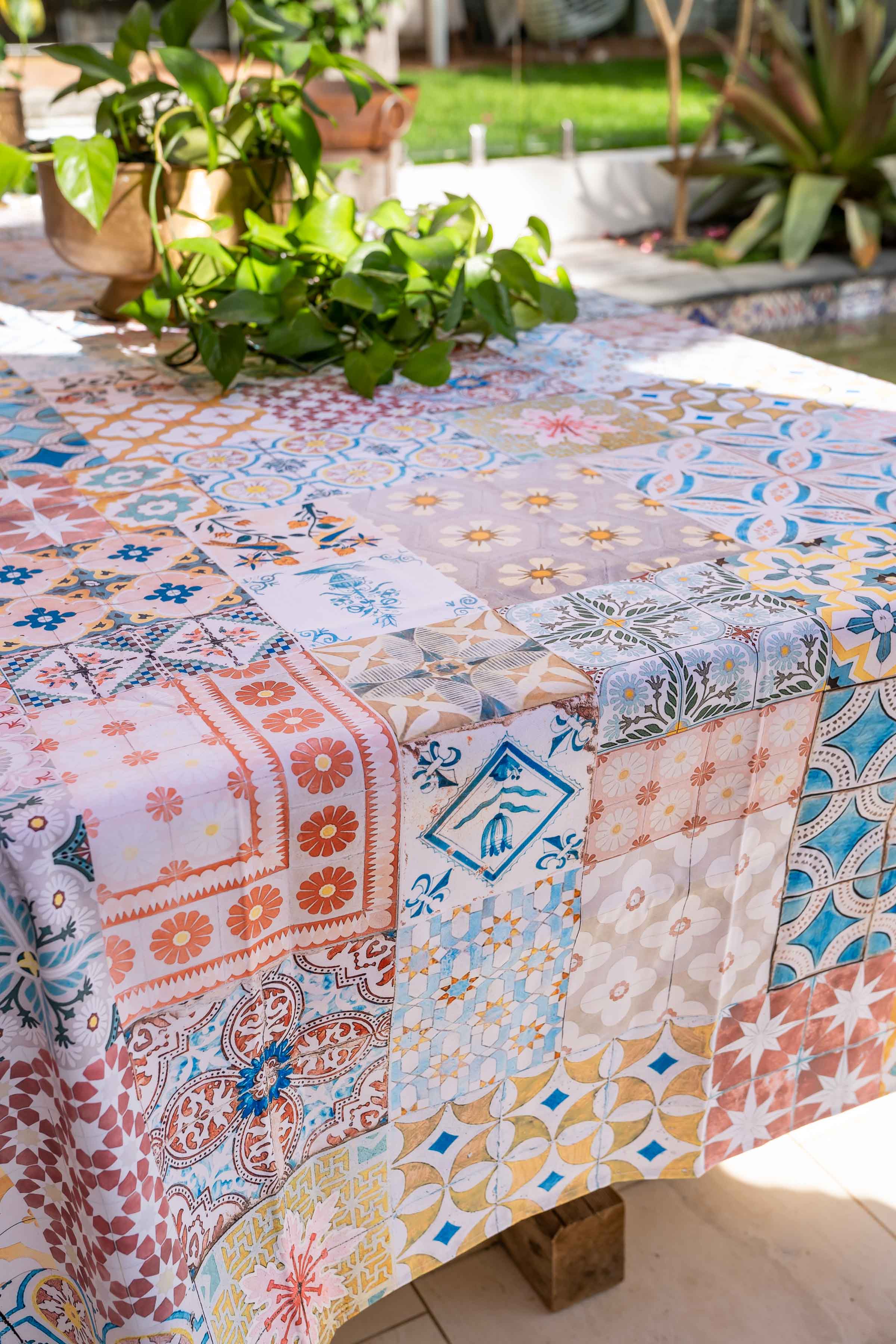 Canvas Tablecloth - Tangiers