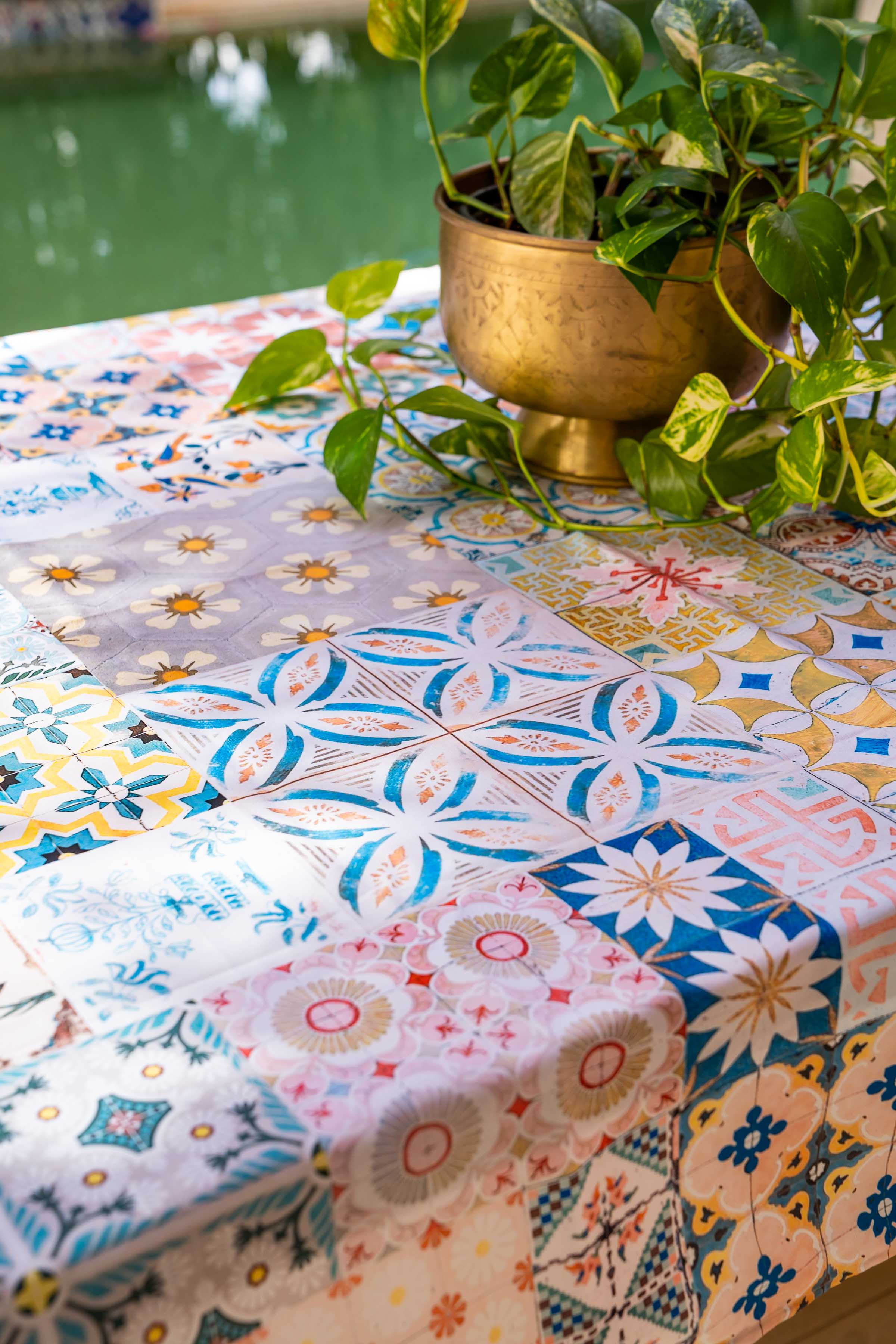 Canvas Tablecloth - Tangiers