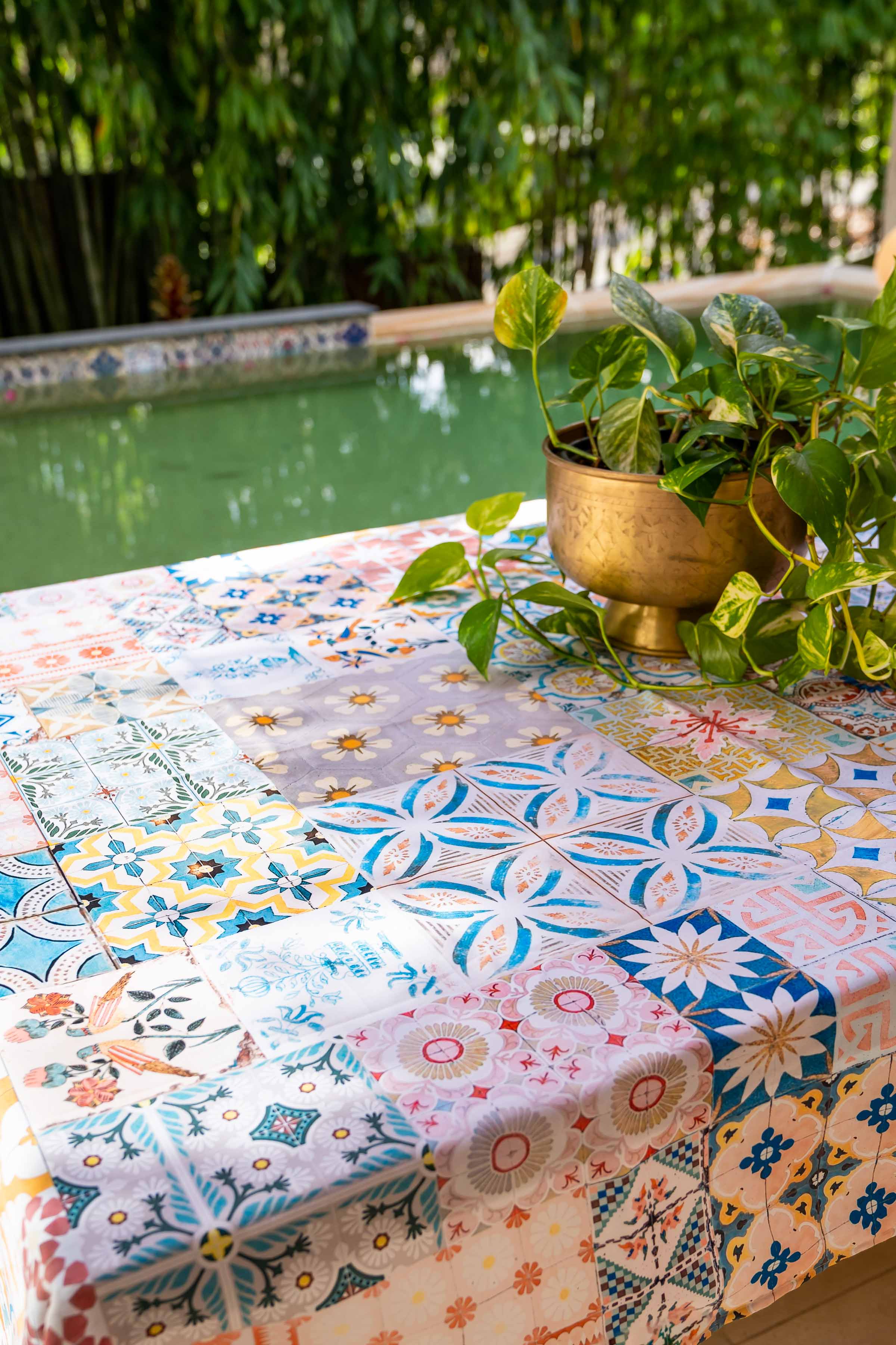 Canvas Tablecloth - Tangiers