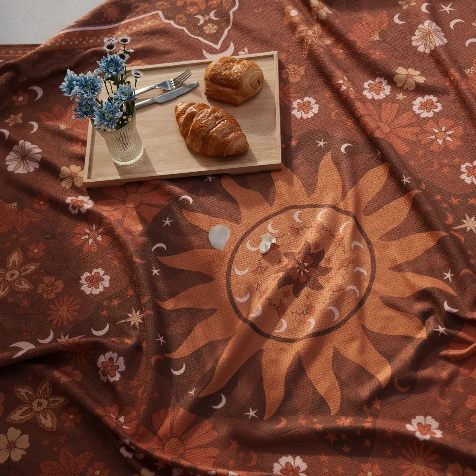 XL Sand Free Picnic Throw - Boho Sun