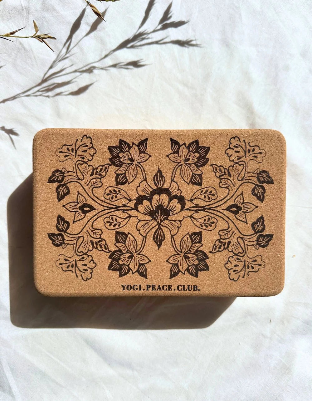 Cork Yoga Block - Lotus