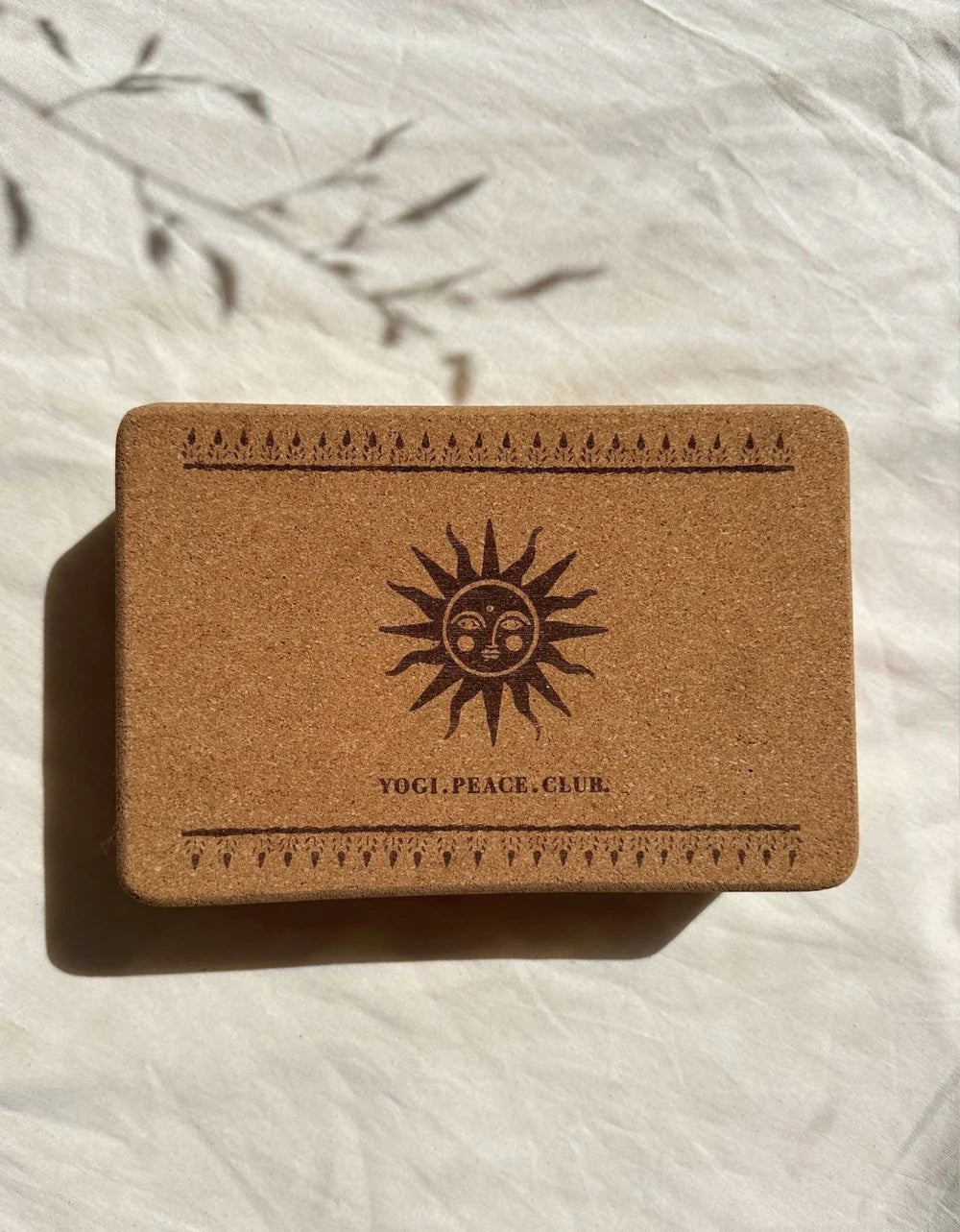 Cork Yoga Block - Sun