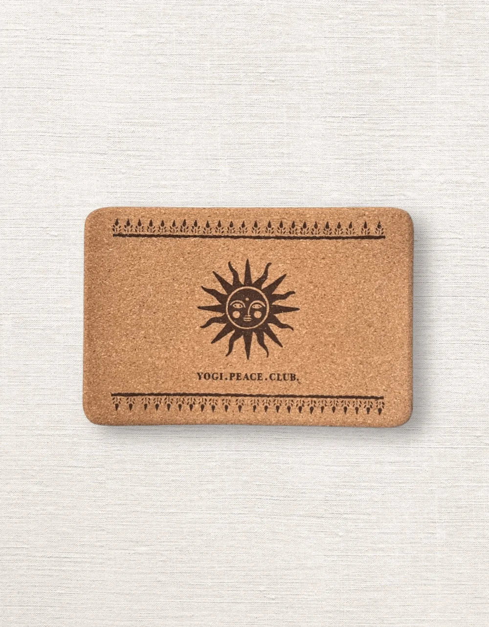 Cork Yoga Block - Sun