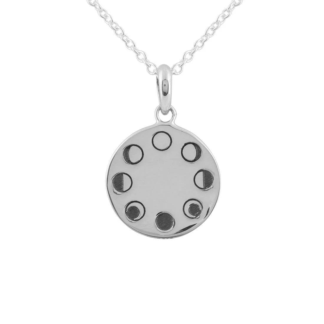 N418 - Under The Moon Phases Necklace