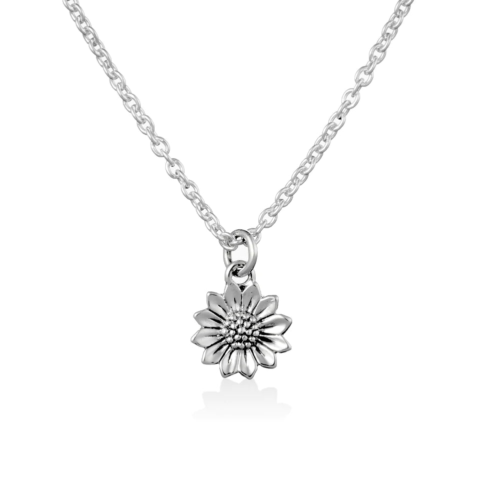 N523 - Delicate Sunflower Necklace